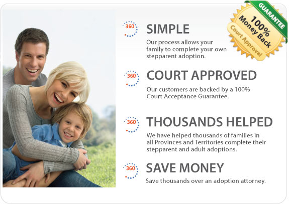Step parent adoption to adopt your stepson or stepdaughter in Northwest Territories